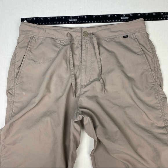 REI Women’s Size 14 Capri Pants Khaki Tan UPF 50 Nylon Outdoor Hiking Lot of 2 - Picture 5 of 11